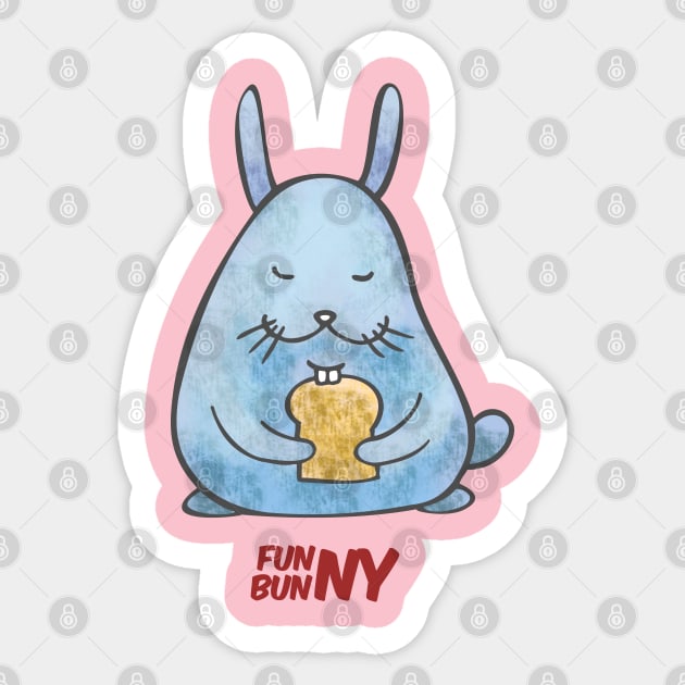 Funny Bunny Sticker by Gilisuci